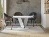 Tafel Goodyear 125 (Glanzend wit + Grijs)