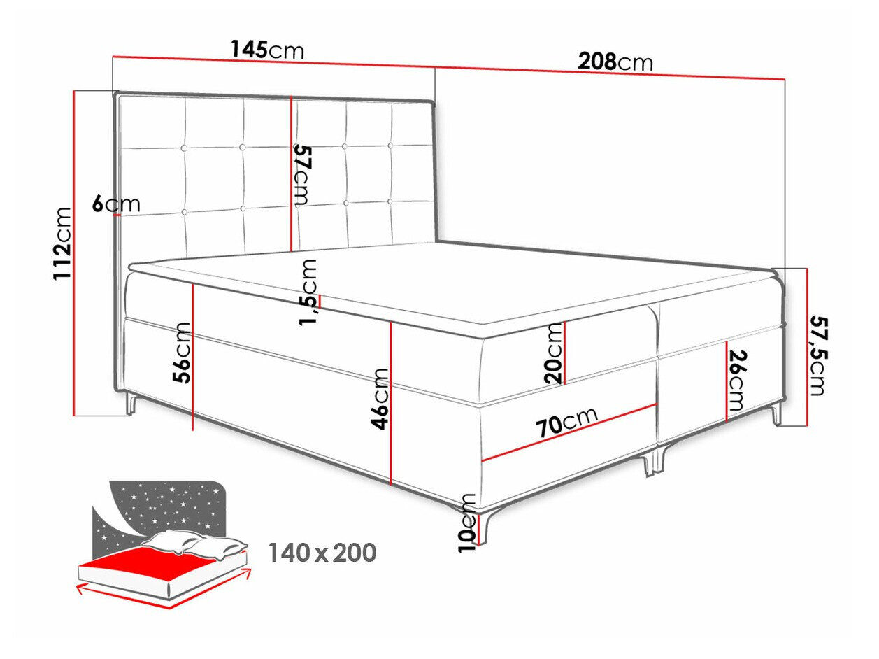Boxspring Porta (Fresh 1)