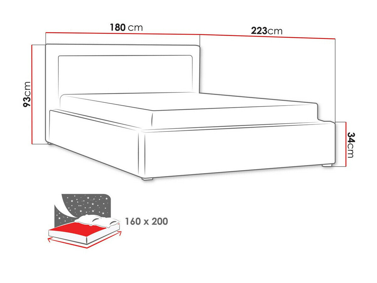 Bed Pomona 102 (Victoria 14 866)