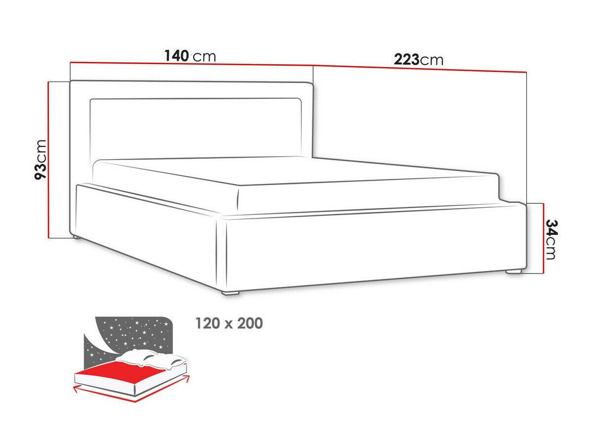 Bed Pomona 102 (Victoria 14 867)