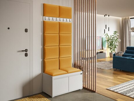 Előszoba garnitúra Comfivo Pinus IV (Fehér + Manila 32)