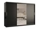 Garderobeskab Ferfere 105 (Sort)