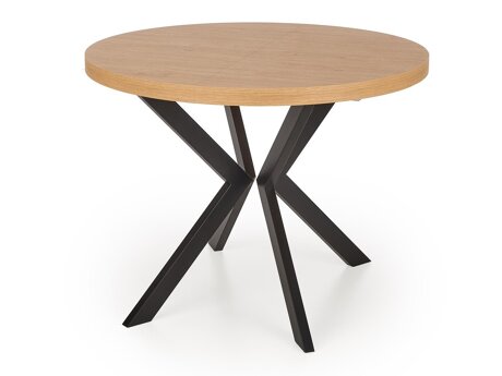 Tafel Houston 1495 (Gouden eik + Zwart)