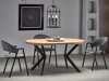 Tafel Houston 1495 (Gouden eik + Zwart)