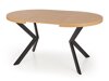 Tafel Houston 1495 (Gouden eik + Zwart)