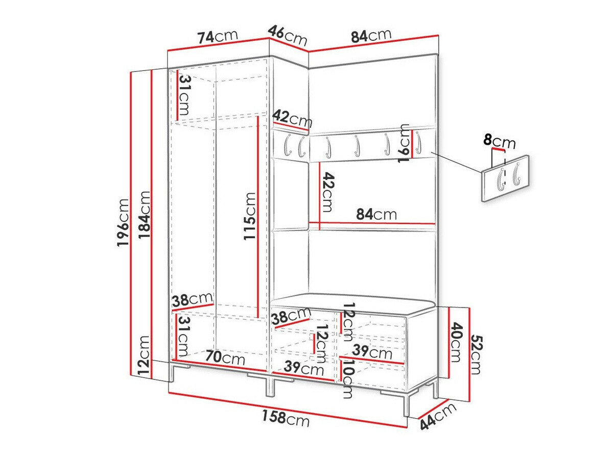 Entrésæt Nomal I (Sort)