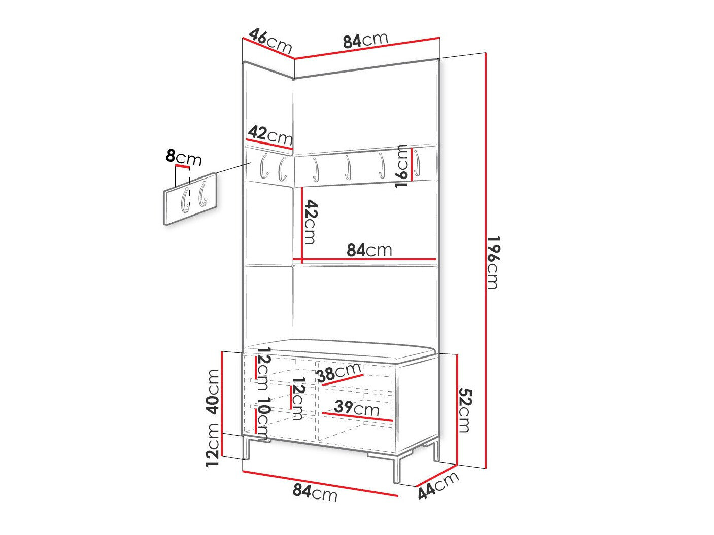 Entrésæt Nomal IV (Sort)