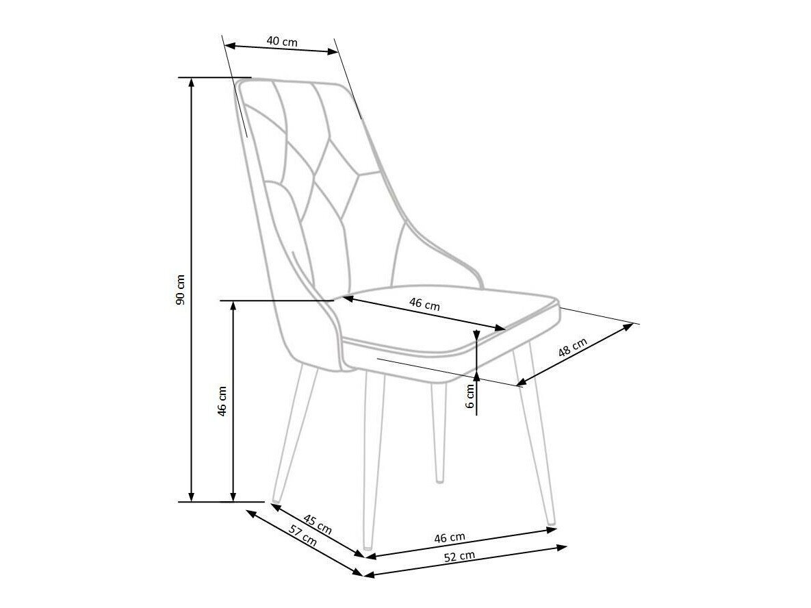 Stol Houston 873 (Mørkegrøn)