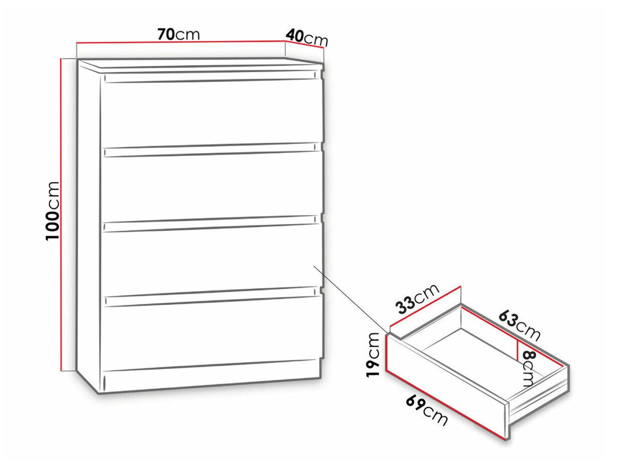 Ladekast Comfivo Structor I (Wit)