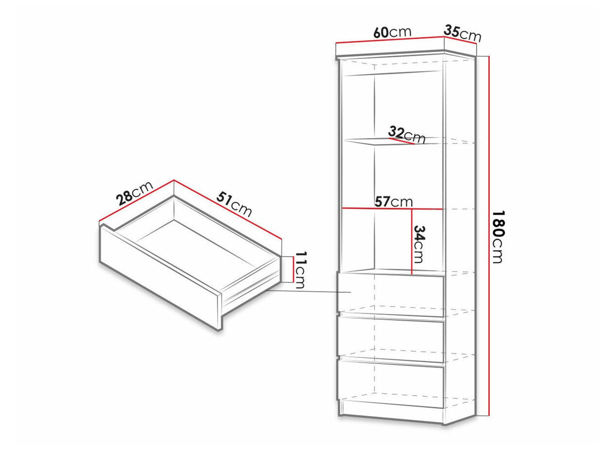 Reol Comfivo 184 (Sonoma eg)