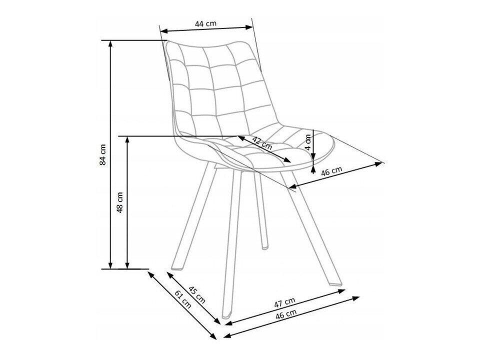 Stol Houston 739 (Turkis + Sort)