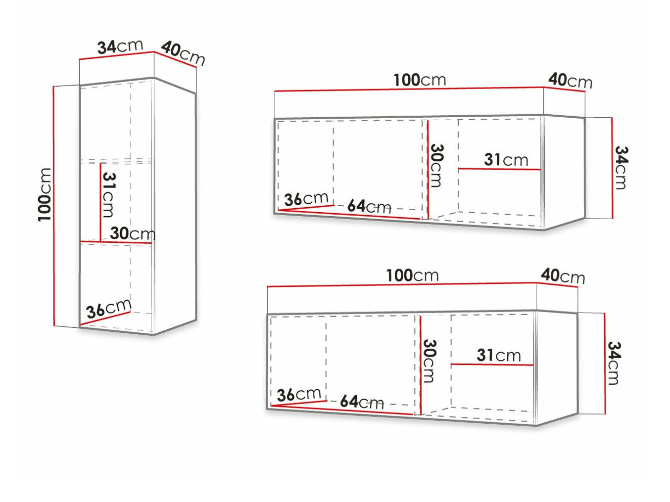 Stuemøbelsæt Anulio VI (Sort)
