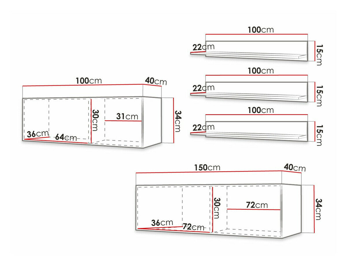 Stuemøbelsæt Anulio X (Hvid)