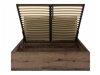 Bed Dunfelu 110 (Klooster eik + Zwart eik)