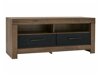 TV-meubel Dunfelu 104 (Klooster eik + Zwart eik)