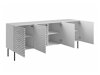 Dressoir Charlotte 170 (Zwart + Gouden)