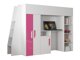 Hoogslaper Hartford 355 (Wit + Glanzend roze + Glanzend wit)