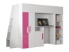 Hoogslaper Hartford 355 (Wit + Glanzend roze + Glanzend wit)