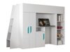 Hoogslaper Hartford 355 (Wit + Glanzend wit + Turquoise)