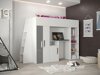 Hoogslaper Hartford 355 (Wit + Grijs met glans + Glanzend wit)