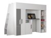 Hoogslaper Hartford 355 (Wit + Grijs met glans + Glanzend wit)