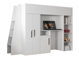 Hoogslaper Hartford 355 (Wit + Glanzend wit + Grijs)