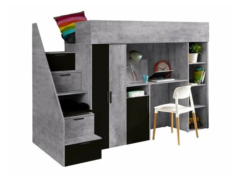Hoogslaper Hartford 365 (Beton + Zwart)