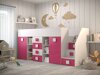 Hoogslaper Hartford 366 (Wit + Glanzend roze + Glanzend wit)