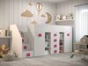 Hoogslaper Hartford 366 (Wit + Glanzend wit + Roze)