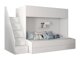 Stapelbed Hartford 356 (Wit + Glanzend wit)