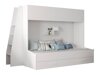 Stapelbed Hartford 357 (Wit + Glanzend wit)