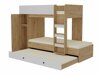 Stapelbed Hartford 360 (Artisan eiken + Wit)