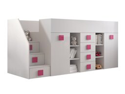 Hoogslaper Hartford 366 (Wit + Glanzend wit + Roze)