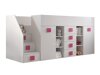 Hoogslaper Hartford 366 (Wit + Glanzend wit + Roze)
