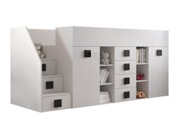 Hoogslaper Hartford 366 (Wit + Glanzend wit + Zwart)