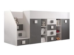 Hoogslaper Hartford 366 (Wit + Grijs met glans + Glanzend wit)