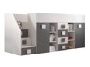 Hoogslaper Hartford 366 (Wit + Grijs met glans + Glanzend wit)