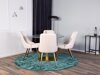 Eetkamerset Dallas 370 (Beige + Messing)