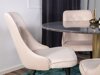 Eetkamerset Dallas 370 (Beige + Zwart)