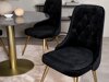 Eetkamerset Dallas 370 (Zwart + Gouden)