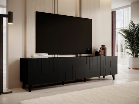 TV-meubel Charlotte 176 (Zwart)