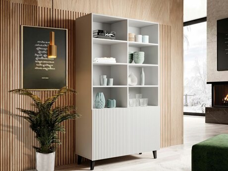 Boekenkast Dicto I (Wit + Zwart)