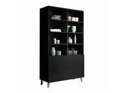 Boekenkast Dicto I (Zwart + Gouden)