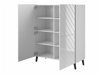 Dressoir Charlotte 179 (Grafiet + Grafiet glanzend)