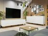 Ensemble de salon Charlotte 182 (Blanc + Noir)