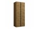 Kledingkast Pinis (Artisan eiken + Zwart)
