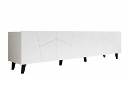 TV-meubel Charlotte 181 (Wit + Zwart)