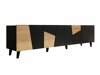 TV-meubel Charlotte 181 (Zwart + Craft eiken)