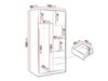 Kledingkast Collis III (Wit)