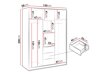 Kledingkast Collis IV (Wit)